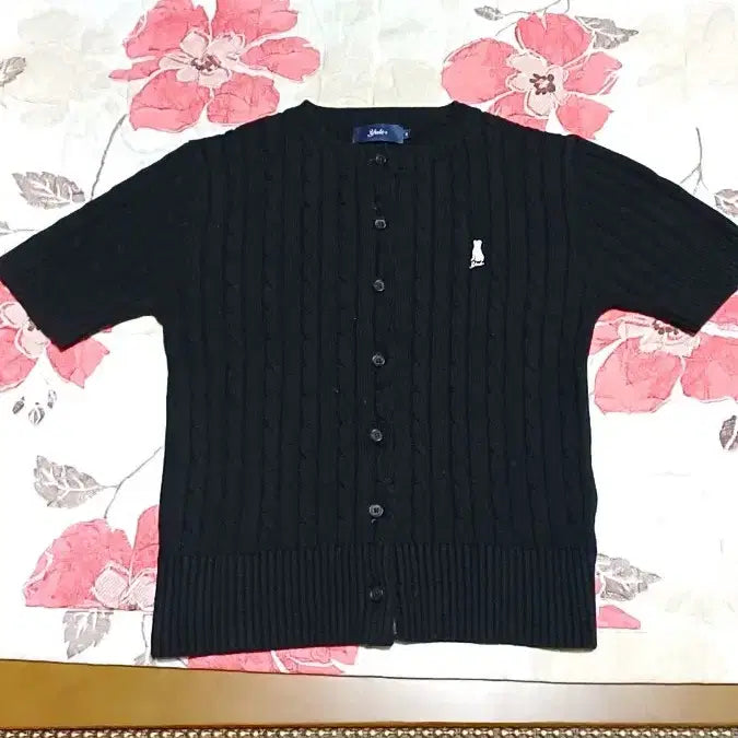 [BUNJANG] Yale Crop Cardigan S / 예일 크롭반팔가디건 S 여성55 가슴45 기장54