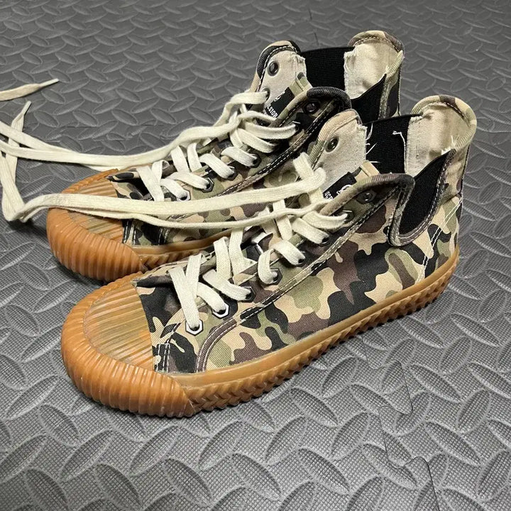 [BUNJANG] Excelsior Bolt High Camo Sneakers 240 / 엑셀시오르 볼트 하이 카모 스니커즈 240