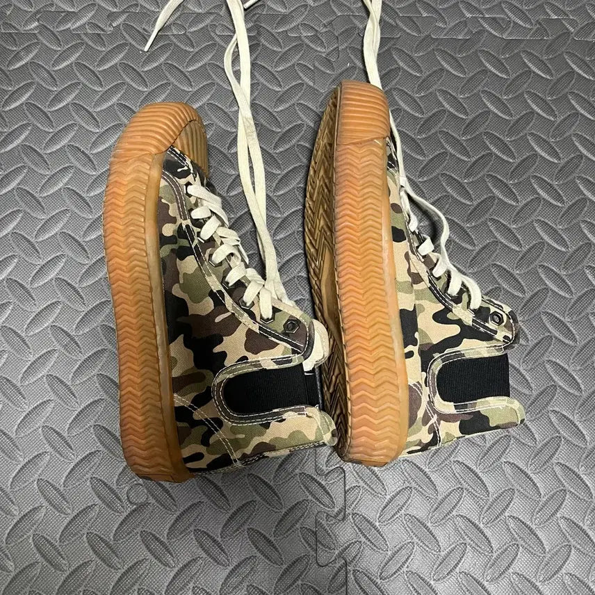 [BUNJANG] Excelsior Bolt High Camo Sneakers 240 / 엑셀시오르 볼트 하이 카모 스니커즈 240