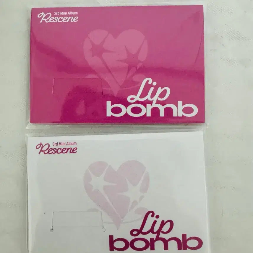 미개봉 세트) 리센느 립밤 큐알버전 앨범