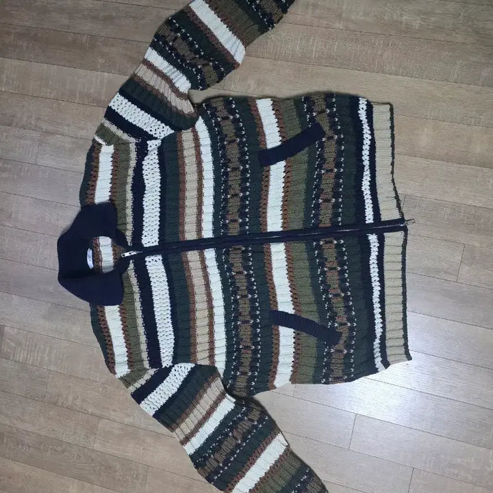 [BUNJANG] stu Multi Collar Zip-up Sweater L / stu 멀티 카라 집업 스웨터 L