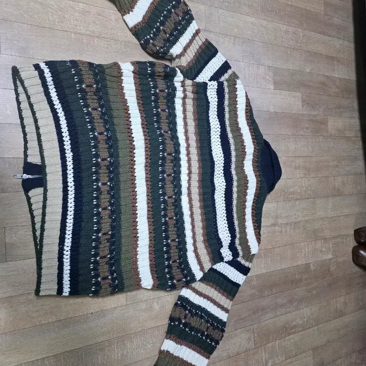 [BUNJANG] stu Multi Collar Zip-up Sweater L / stu 멀티 카라 집업 스웨터 L