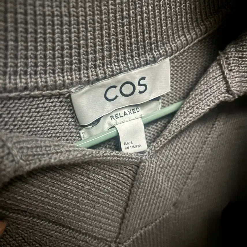 [BUNJANG] COS Open Collar Knit / 코스 cos 오픈카라 니트