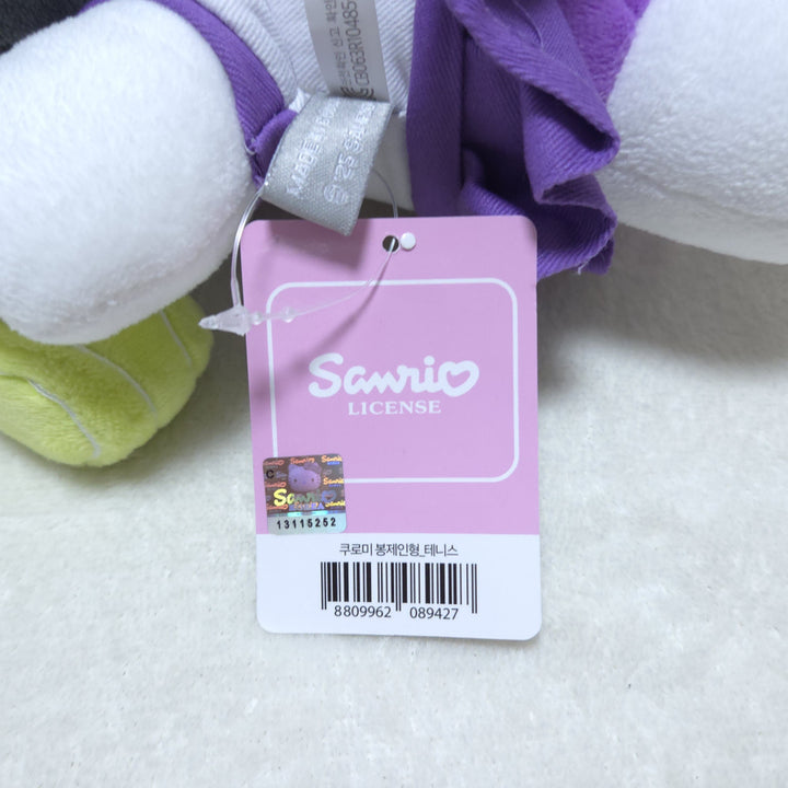 [BUNJANG] Sanrio Kuromi Tennis Doll 25cm / (새상품/정품) 산리오 테니스 쿠로미 중형 인형 기념일 선물 25cm