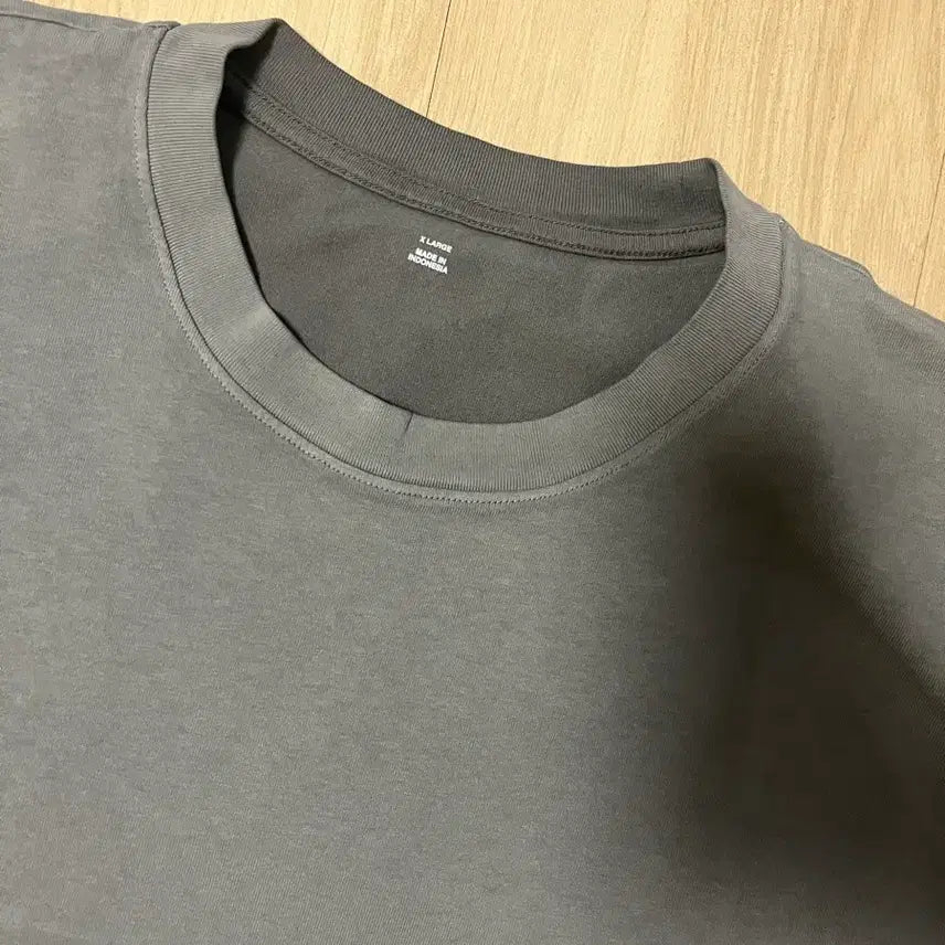 [BUNJANG] Easy Gap Washed Gray Short Sleeve T-Shirt / 이지갭 반팔 티셔츠 워시드 그레이