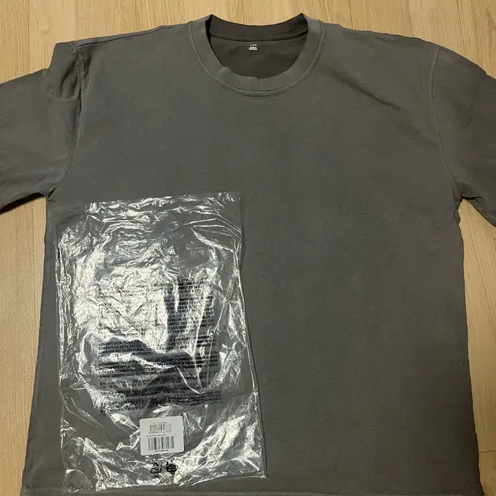 [BUNJANG] Easy Gap Washed Gray Short Sleeve T-Shirt / 이지갭 반팔 티셔츠 워시드 그레이