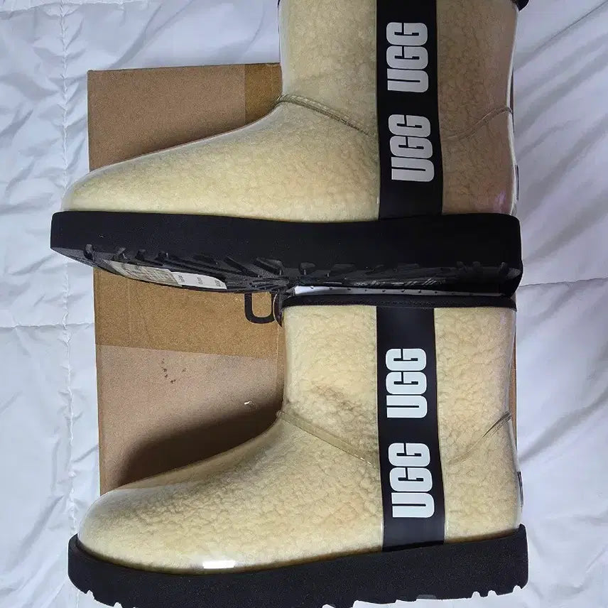 [BUNJANG] UGG Classic Clear Mini Boots Natural Black 240 / 어그 클래식 클리어 미니 부츠 내츄럴 블랙 240