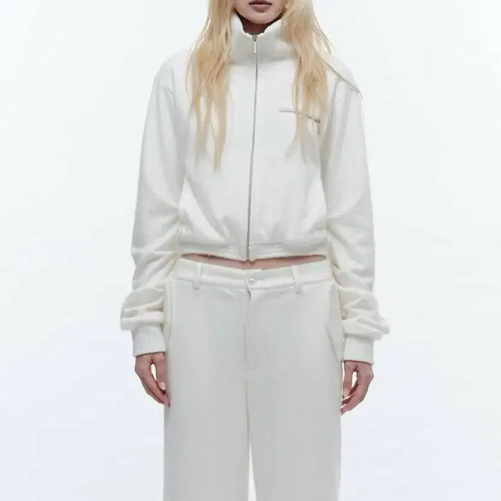 [BUNJANG] Hari:ne:k Knit Zip-up / 웻태그 하리넥 니트 집업