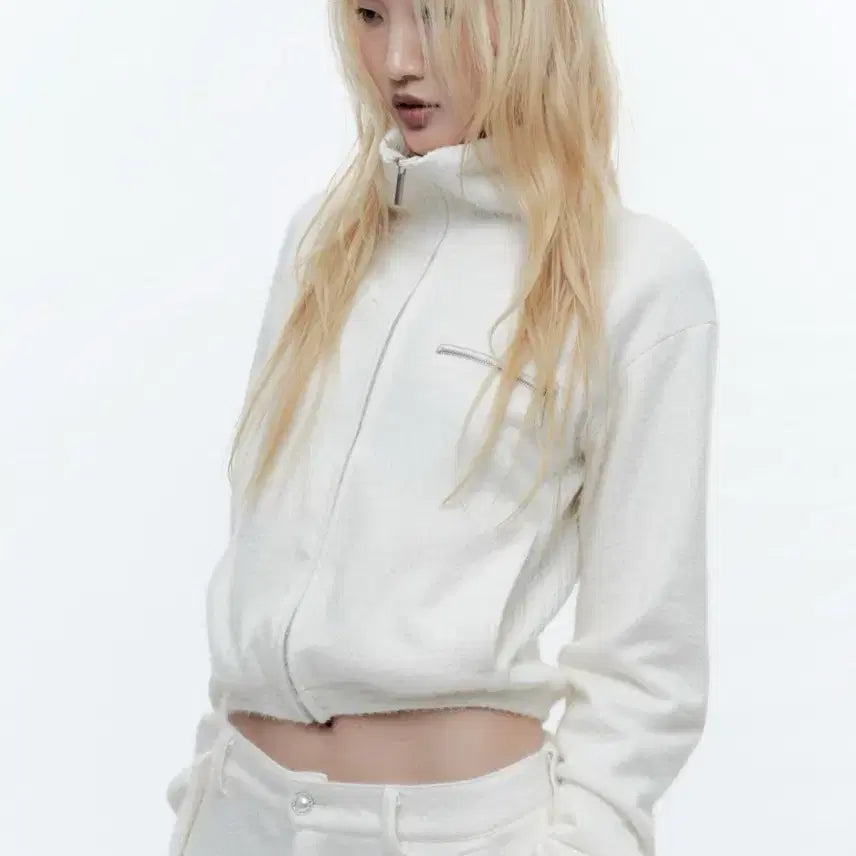 [BUNJANG] Hari:ne:k Knit Zip-up / 웻태그 하리넥 니트 집업