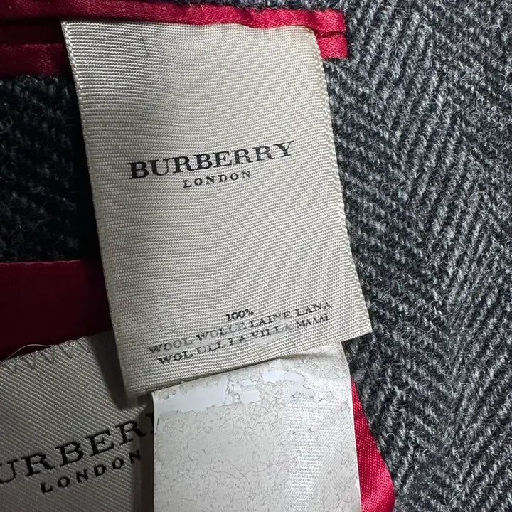 [BUNJANG] Burberry Herringbone Wool Blazer Jacket / 버버리 헤링본 모 블레이저 자켓 54