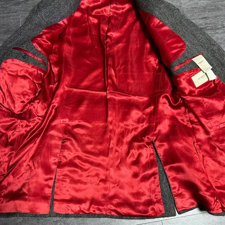 [BUNJANG] Burberry Herringbone Wool Blazer Jacket / 버버리 헤링본 모 블레이저 자켓 54