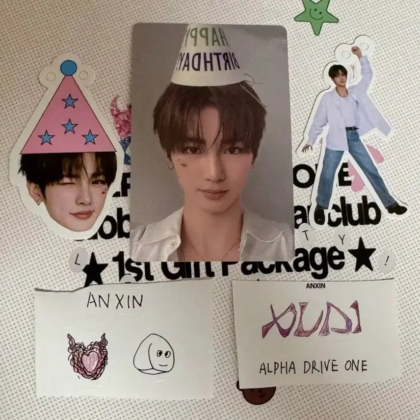 알파드라이브원 팬클럽 기프트 패키지 안신