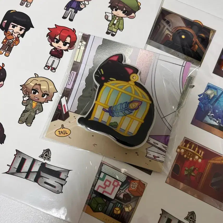 [BUNJANG] Sleepground Mimgyung Goods Bundle Set / 잠뜰 미궁 굿즈 스티커 그립톡 일괄 판매 양도