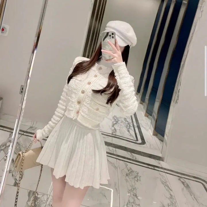 [BUNJANG] LB 가디건 Dress Set / 수입의류 데이트룩미엘르문피버 에스드레스 LB가디건