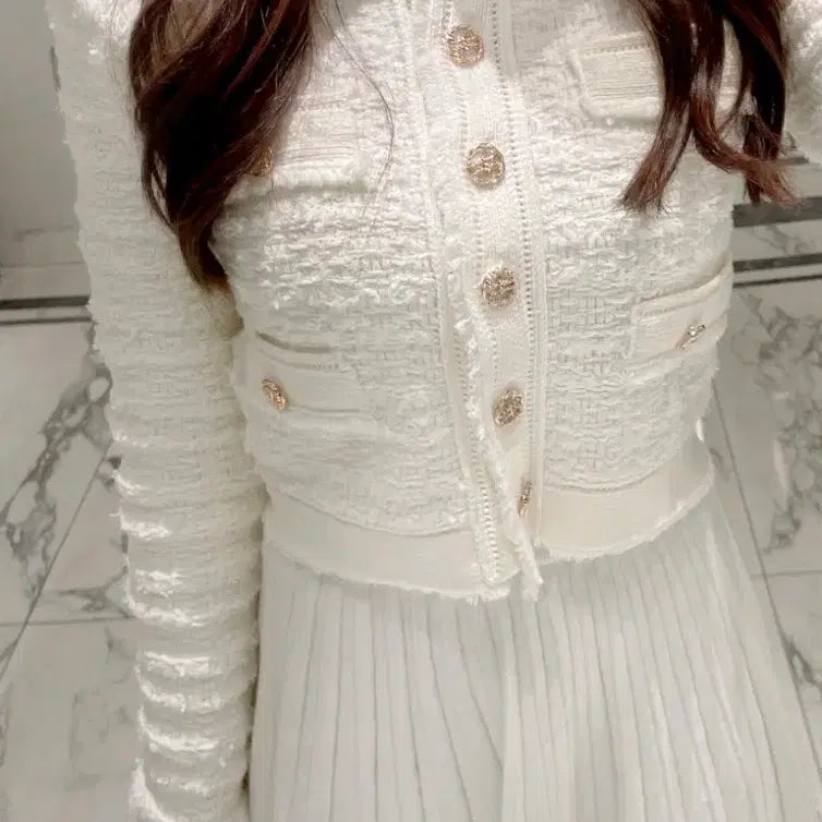 [BUNJANG] LB 가디건 Dress Set / 수입의류 데이트룩미엘르문피버 에스드레스 LB가디건