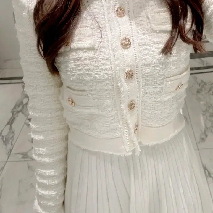 [BUNJANG] LB 가디건 Dress Set / 수입의류 데이트룩미엘르문피버 에스드레스 LB가디건