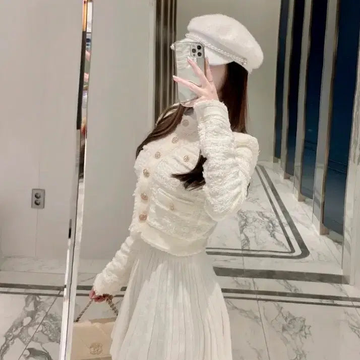 [BUNJANG] LB 가디건 Dress Set / 수입의류 데이트룩미엘르문피버 에스드레스 LB가디건