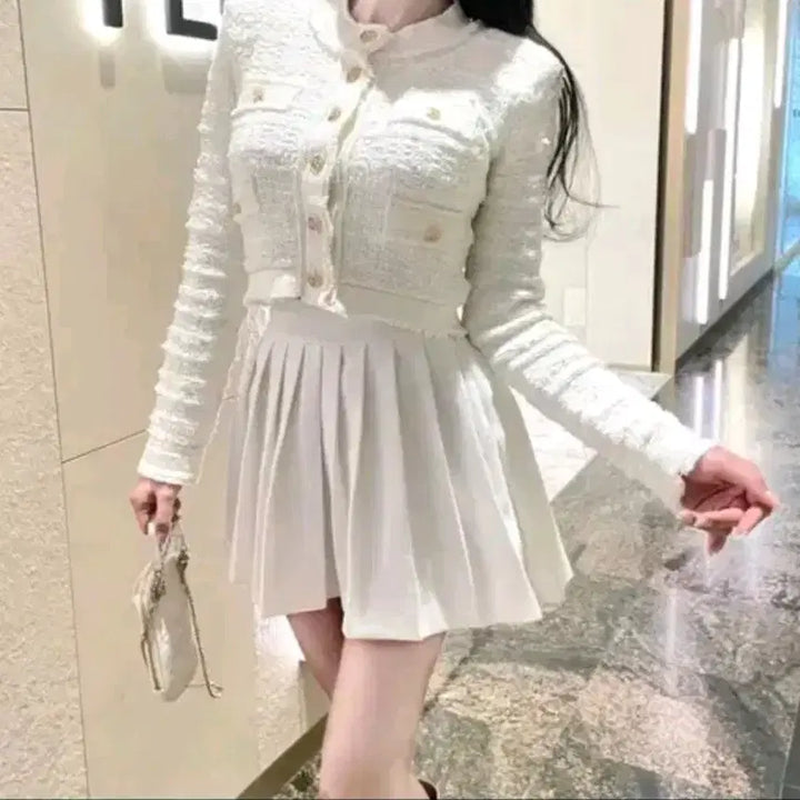 [BUNJANG] LB 가디건 Dress Set / 수입의류 데이트룩미엘르문피버 에스드레스 LB가디건