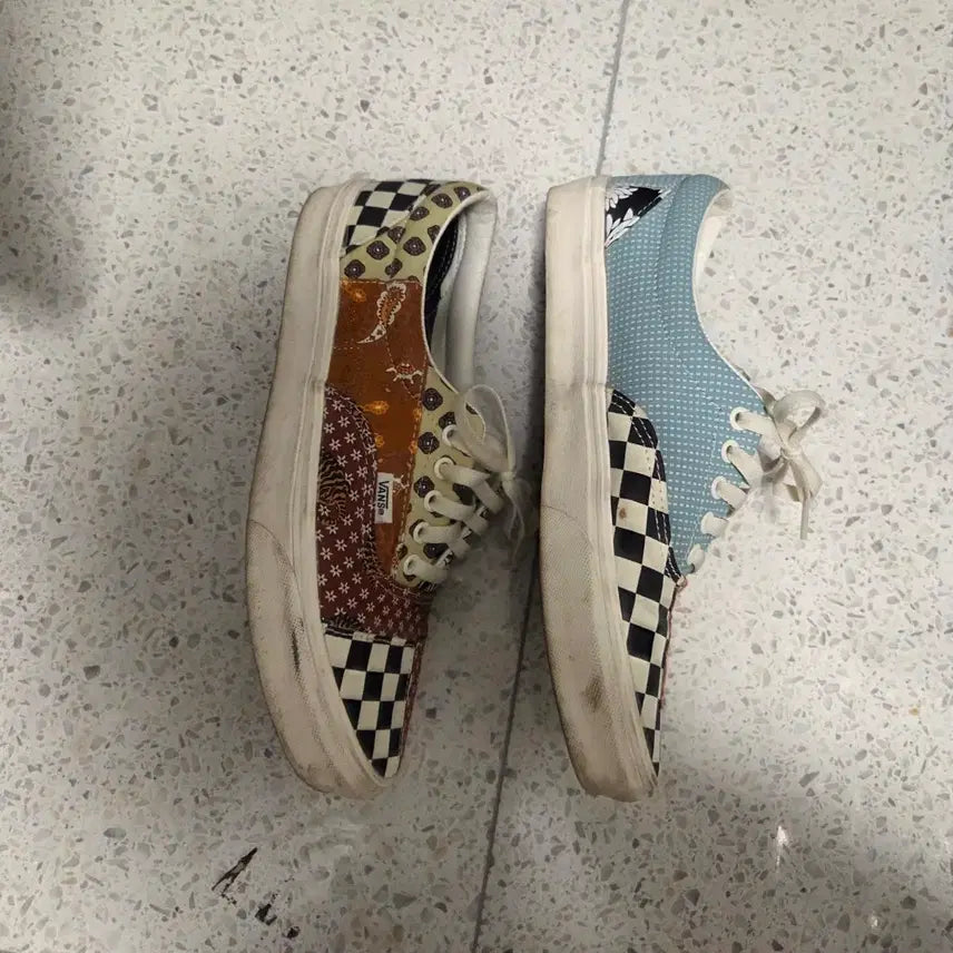 [BUNJANG] Vans Era Tiger Patchwork Black True White / [280] 반스 에라 타이거 패치워크 블랙 트루 화이트