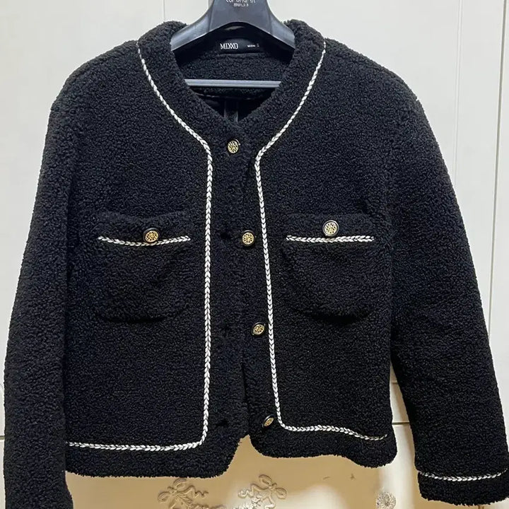 [BUNJANG] MIXXO Tweed Boucle Jacket / 미쏘 트위드 뽀글이 자켓