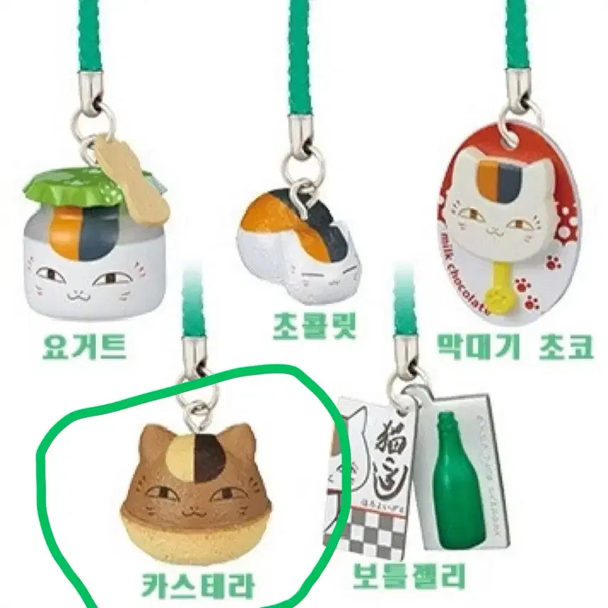 [BUNJANG] Nyan-ko Sensei Mascot Keyring / 냥코센세 과자 마스코트 가챠 키링