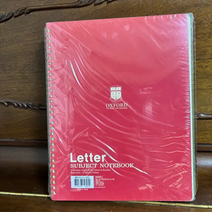[BUNJANG] Oxford Letter Spring Notebook Set / 옥스포드 레터 스프링 노트 새상품3권