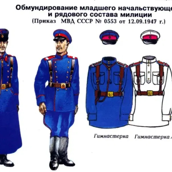 [BUNJANG] Soviet 1947 Police Officer Visor Cap / 소련 1947년형 경찰 부사관 정모