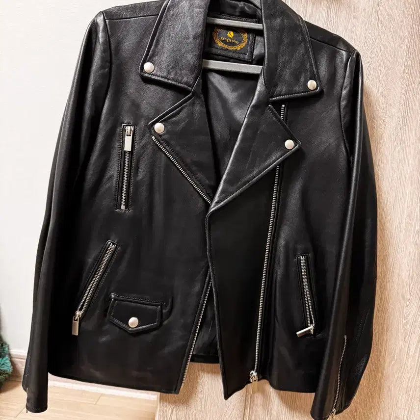 [BUNJANG] Leather Rider Jacket / 양가죽 라이더자켓