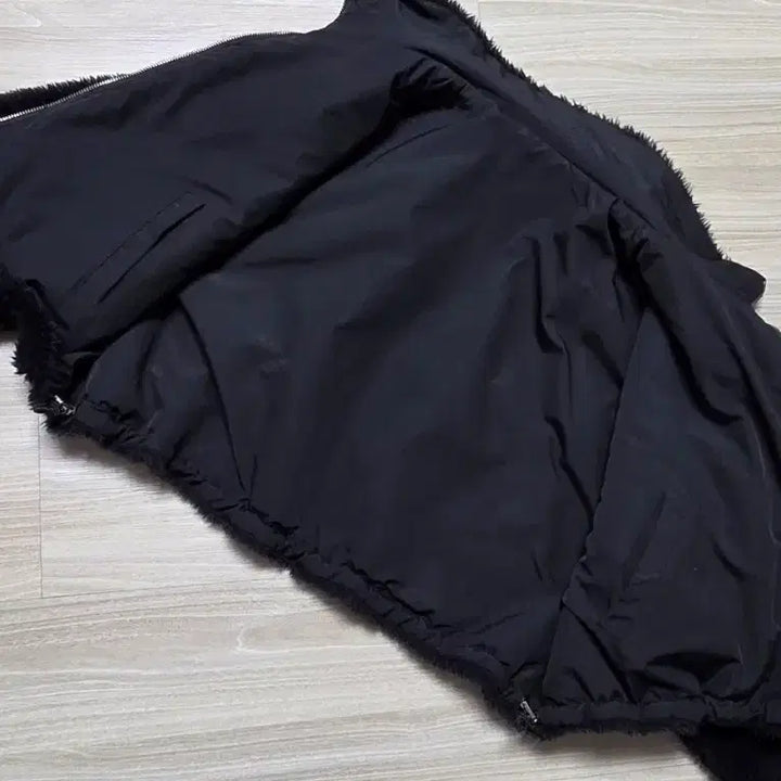 [BUNJANG] F Double-Sided Crop Fur Jacket / [F]퍼 크롭 자켓/양면