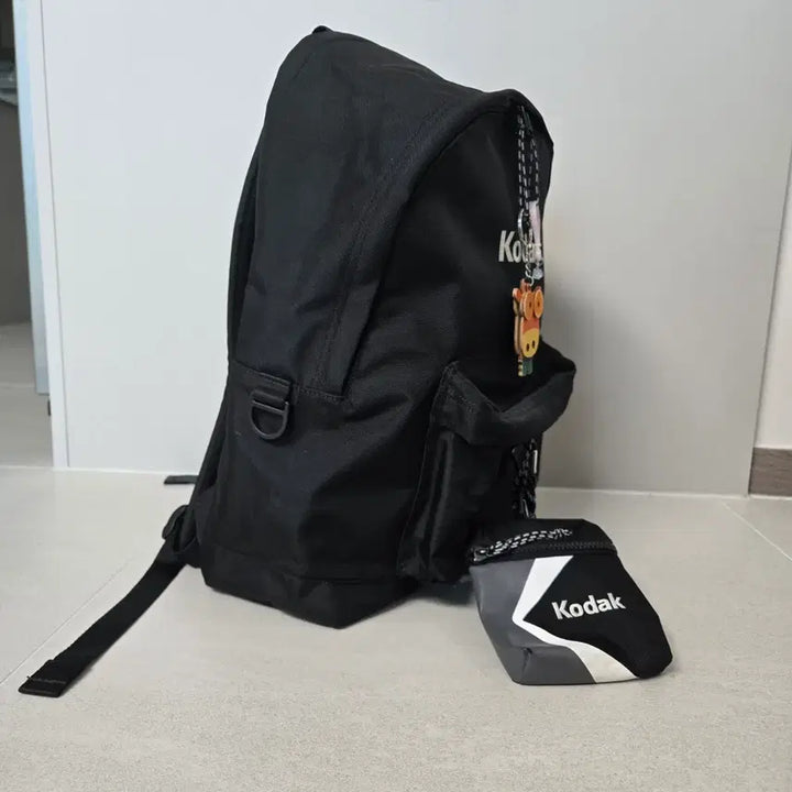 [BUNJANG] Kodak Black Backpack + Pouch Set / 코닥 블랙 백팩 + 파우치 세트  남녀공용