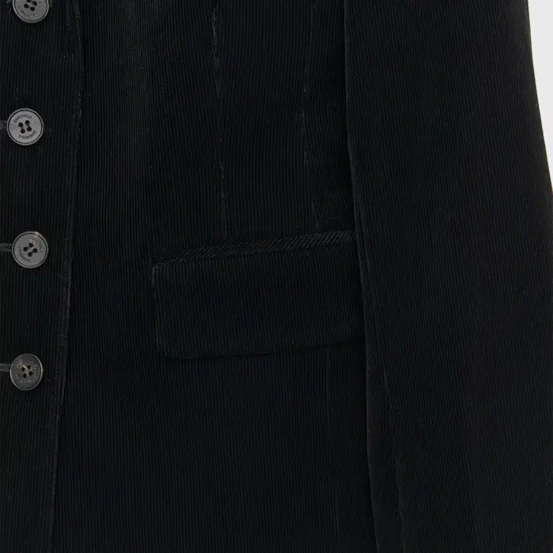 [SOLD OUT] (새상품) 버뮬라 HOURGLASS TWILL JACKET (BLACK)