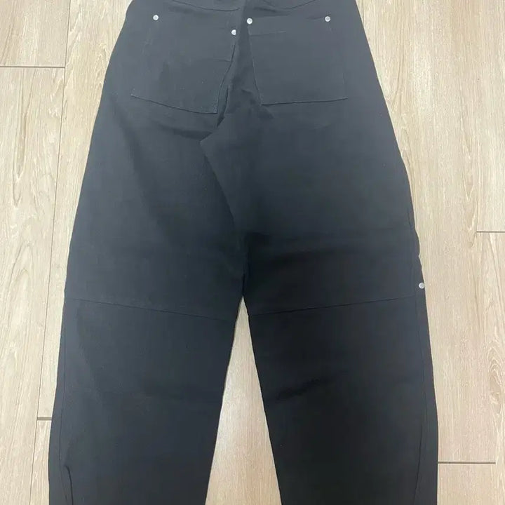 [BUNJANG] Allen Studio Carpenter Detail Twill Denim Black / [1] 알렌느 카펜터 디테일 트윌 데님 블랙