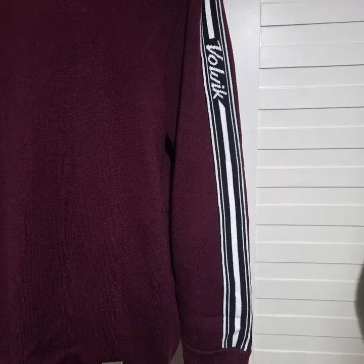 [BUNJANG] Volvik Golf Apparel Fleece Pullover Burgundy / Volvik 골프웨어 기모 풀오버 버건디 두께감 있음