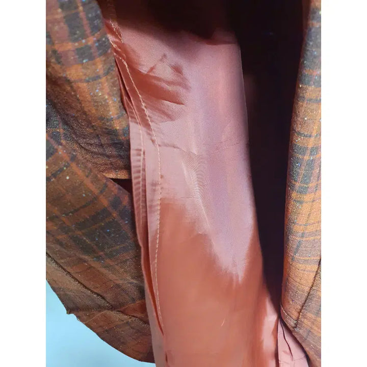 [BUNJANG] BBNY Japanese Orange Check Skirt / BBNY 일본 오렌지체크 치마 여성 스커트