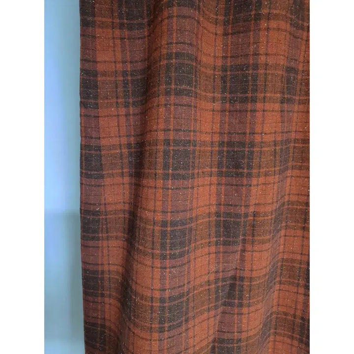 [BUNJANG] BBNY Japanese Orange Check Skirt / BBNY 일본 오렌지체크 치마 여성 스커트