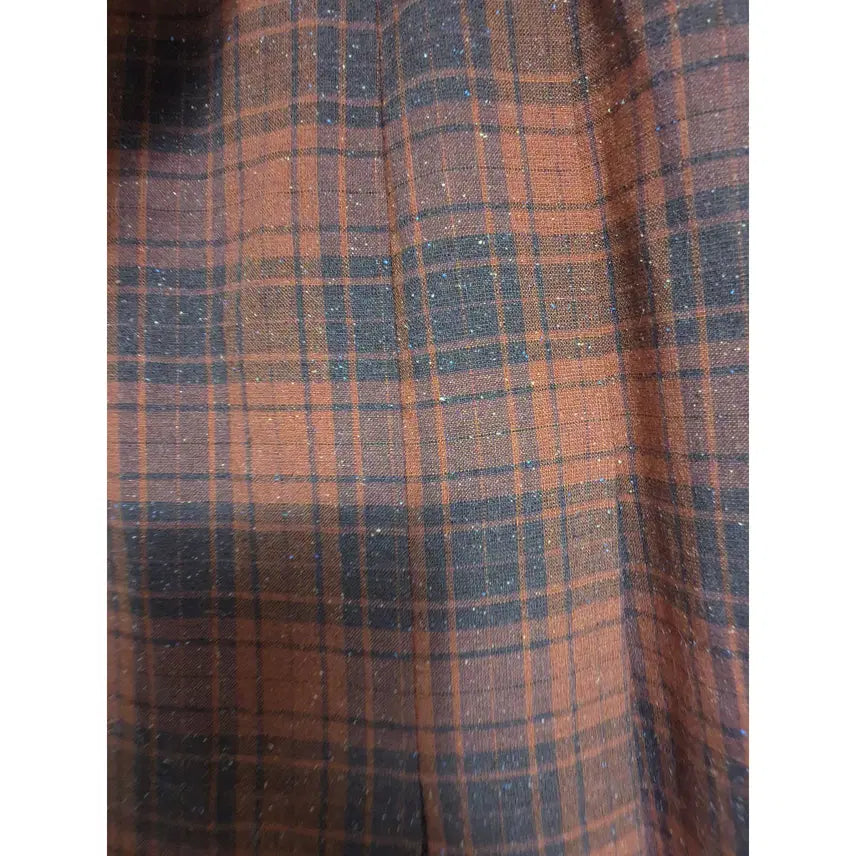 [BUNJANG] BBNY Japanese Orange Check Skirt / BBNY 일본 오렌지체크 치마 여성 스커트