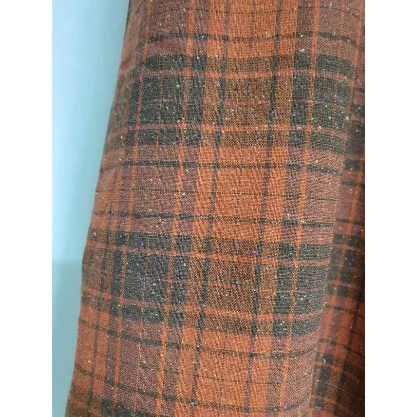 [BUNJANG] BBNY Japanese Orange Check Skirt / BBNY 일본 오렌지체크 치마 여성 스커트