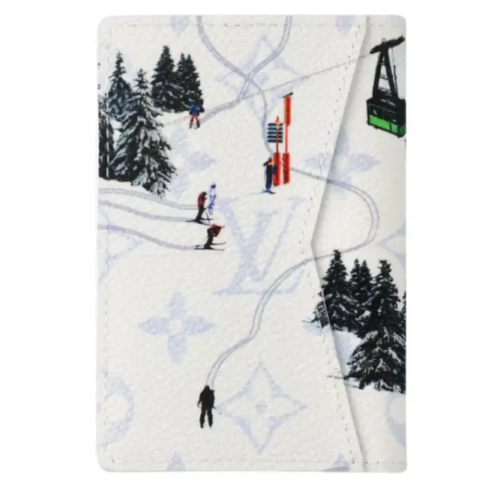 [BUNJANG] Louis Vuitton Ski White Organizer Card Wallet / [미사용/한정판] 25FW 루이비통 스키 화이트 오거나이저 카드지갑