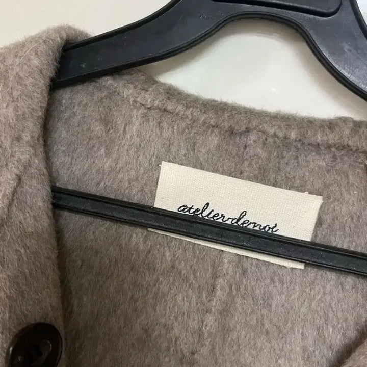 [BUNJANG] A Noi Alpaca Wool Hooded Short Coat / 22년 제평 노이 a noi 알파카 울 후드 숏코트 더블버튼 하프반코트