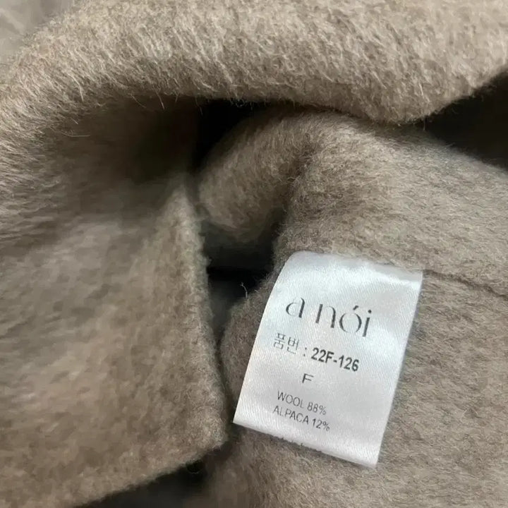 [BUNJANG] A Noi Alpaca Wool Hooded Short Coat / 22년 제평 노이 a noi 알파카 울 후드 숏코트 더블버튼 하프반코트