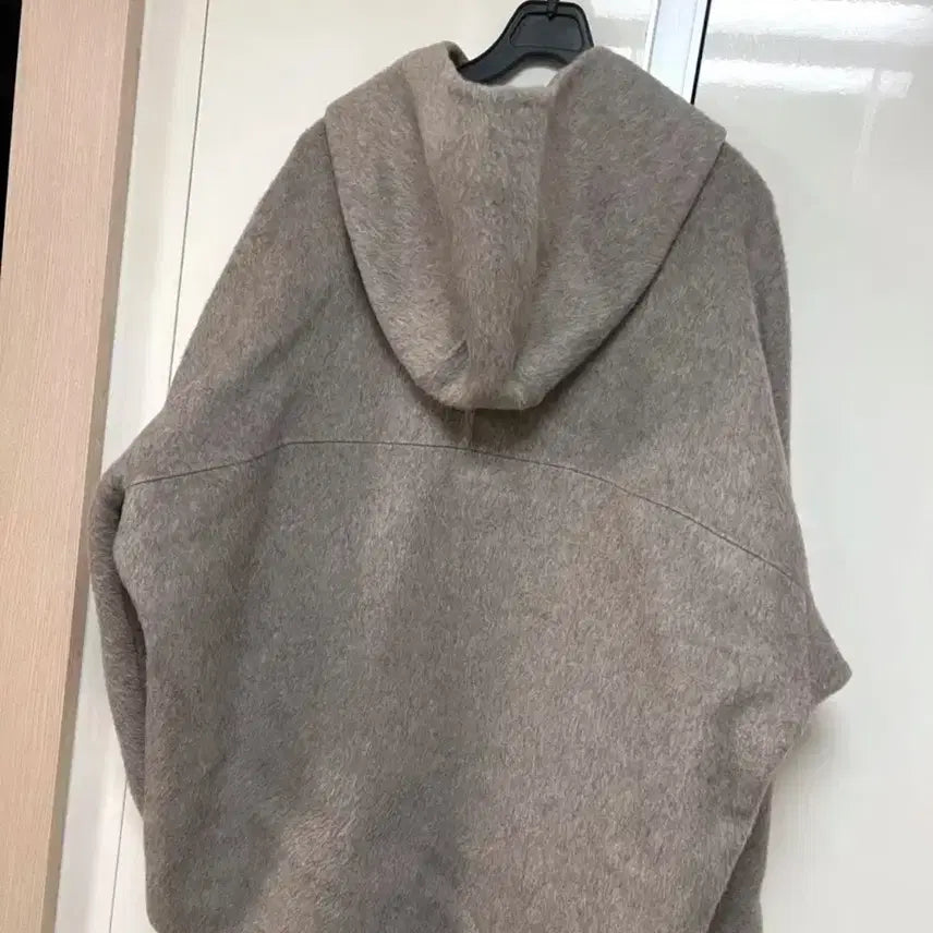 [BUNJANG] A Noi Alpaca Wool Hooded Short Coat / 22년 제평 노이 a noi 알파카 울 후드 숏코트 더블버튼 하프반코트