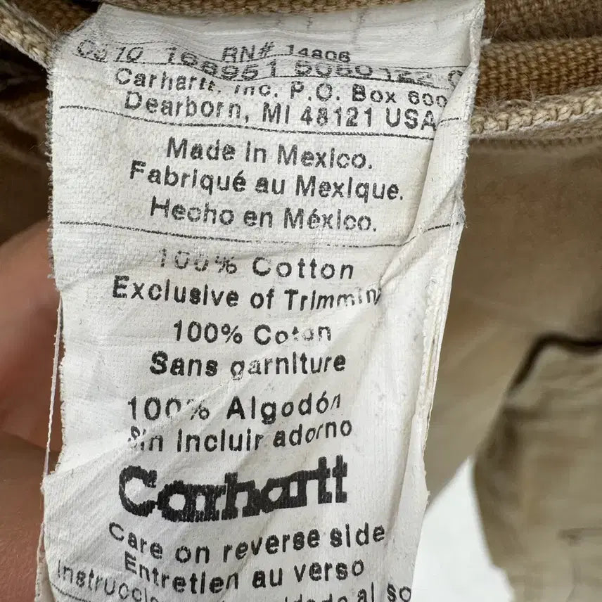 [BUNJANG] Carhartt Carpenter Double Knee Pants / 빈티지 칼하트 카펜터 더블니 34