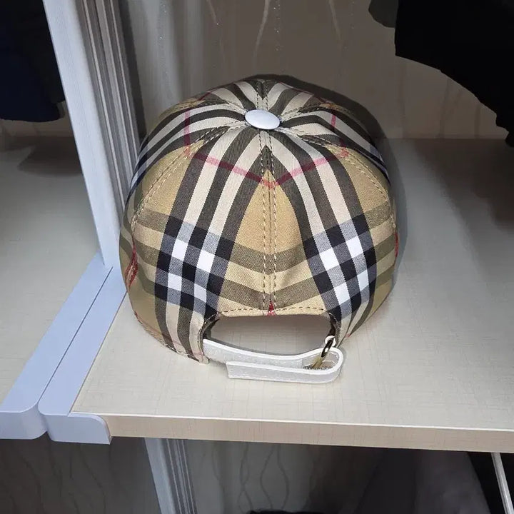 [BUNJANG] Check Ball Cap / 체크 볼캡 모자