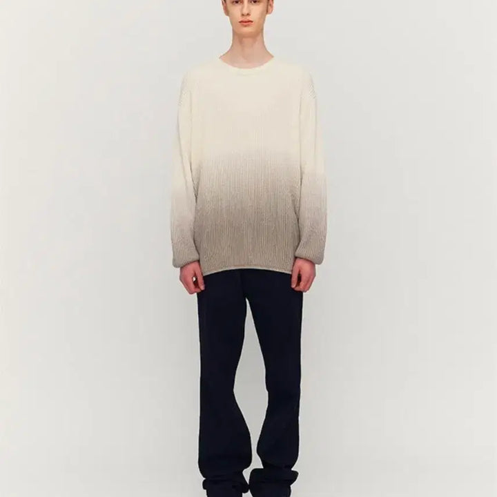 [BUNJANG] Cour Gradient Knit M Size / 쿠어 그라데이션 니트 M사이즈