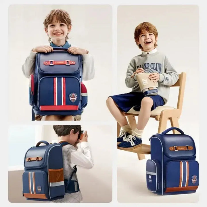 [BUNJANG] Elementary School Waterproof Backpack / 1~3학년 초등학생 척추보호 방수 책가방(새상품)
