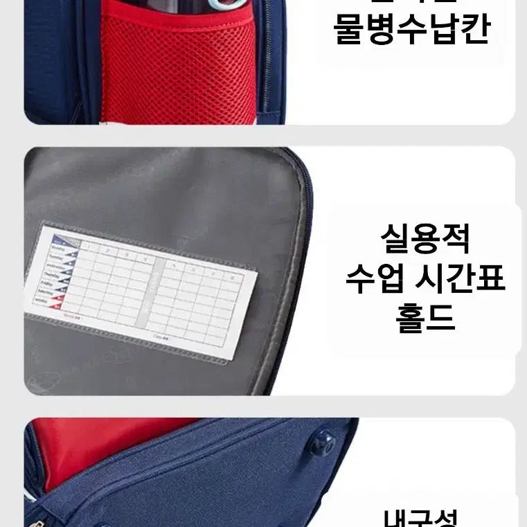 [BUNJANG] Elementary School Waterproof Backpack / 1~3학년 초등학생 척추보호 방수 책가방(새상품)