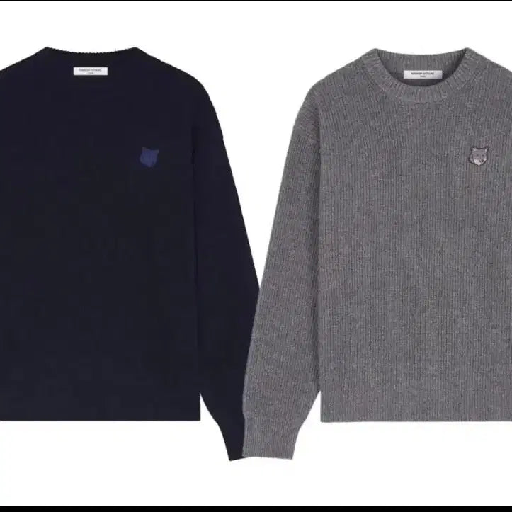 [BUNJANG] Maison Kitsune Bold Fox Head Knit / [유럽부티크정품] 메종키츠네 볼드 폭스헤드 니트 미개봉 새상품