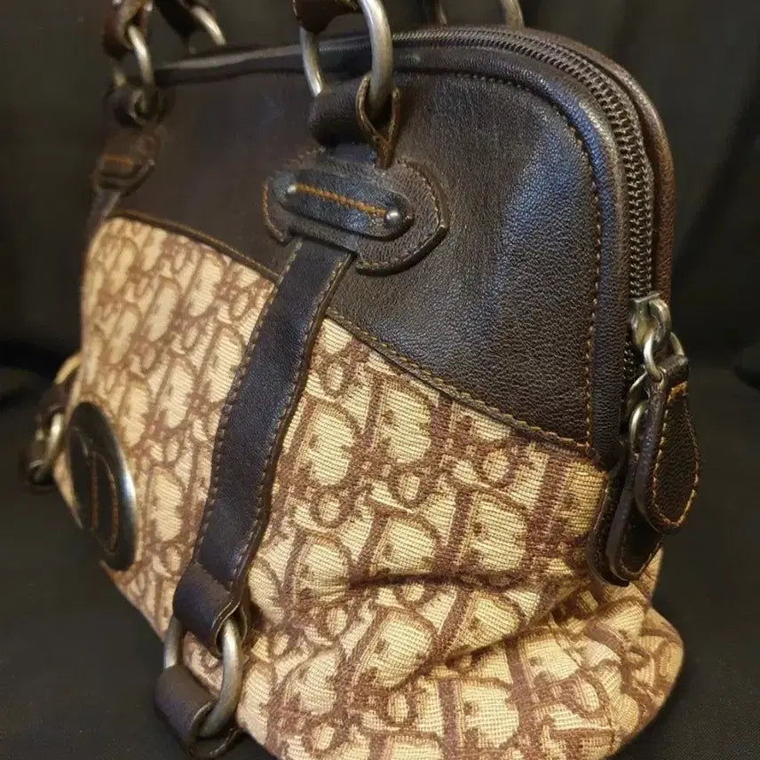 [BUNJANG] Dior CD Oblique Brown Tote Bag / 디올 CD 오블리크  브라운 토트백