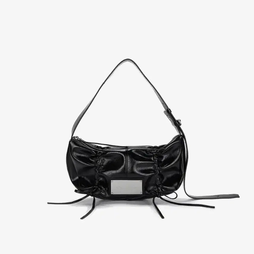 [BUNJANG] Matinkim Half Shirring Ribbon Round Bag / 마뗑킴 하프 셔링 리본 라운드백