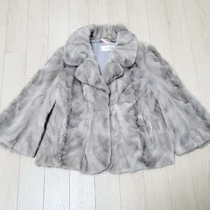[BUNJANG] ELLE Real Mink Jacket (Size 55-55.5) / ELLE(엘르) 리얼  밍크 자켓 (55~55반)드라이완료